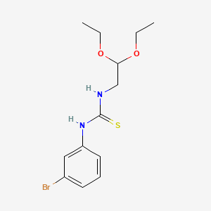 1-(m-Bromophenyl)-3-(2,2-diethoxyethyl)-2-thiourea