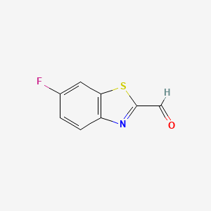 B1445735 6-Fluorobenzo[d]thiazole-2-carbaldehyde CAS No. 933749-06-5