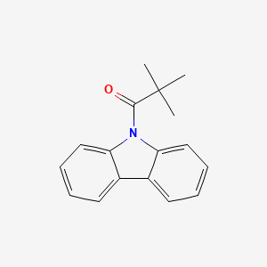 9H-Carbazole, 9-(2,2-dimethyl-1-oxopropyl)-