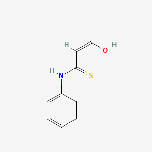 (Z)-3-hydroxy-N-phenylbut-2-enethioamide