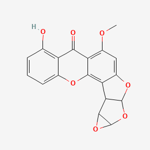 16-Hydroxy-12-methoxy-5,7,9,21-tetraoxahexacyclo[11.8.0.02,10.03,8.04,6.015,20]henicosa-1,10,12,15,17,19-hexaen-14-one