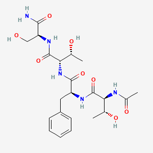 N-Acetyl-L-threonyl-L-phenylalanyl-L-threonyl-L-serinamide