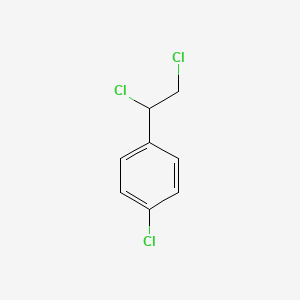 molecular formula C8H7Cl3 B14457448 1-Chloro-4-(1,2-dichloroethyl)benzene CAS No. 74298-94-5