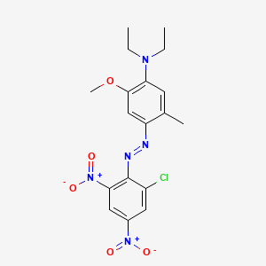 4-((2-Chloro-4,6-dinitrophenyl)azo)-N,N-diethyl-5-methyl-o-anisidine