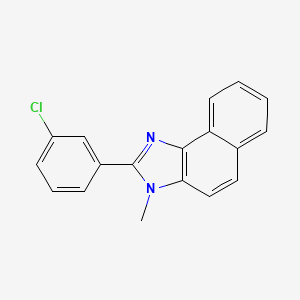 2-(3-Chlorophenyl)-3-methyl-3H-naphtho[1,2-D]imidazole