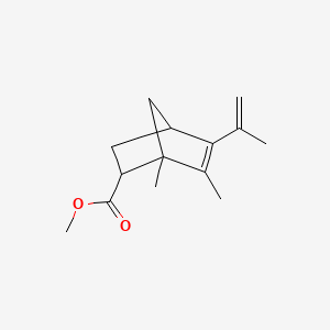 Bicyclo[2.2.1]hept-5-ene-2-carboxylic acid, 1,6-dimethyl-5-(1-methylethenyl)-, methyl ester