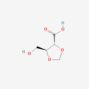 (4R,5S)-5-(hydroxymethyl)-1,3-dioxolane-4-carboxylic acid