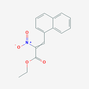 3-Naphthalen-1-yl-2-nitro-acrylic acid ethyl ester