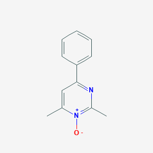 molecular formula C12H12N2O B14457564 2,6-Dimethyl-1-oxo-4-phenyl-1lambda~5~-pyrimidine CAS No. 73387-67-4