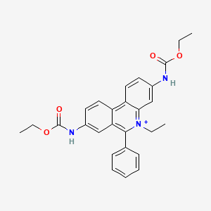 3,8-Bis((ethoxycarbonyl)amino)-5-ethyl-6-phenylphenanthridinium