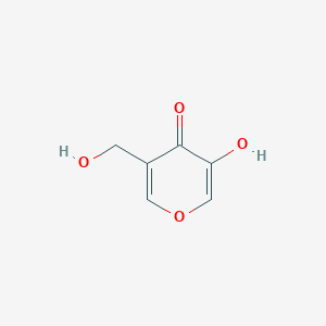 molecular formula C6H6O4 B14457585 3-hydroxy-5-(hydroxymethyl)-4H-pyran-4-one CAS No. 67485-70-5