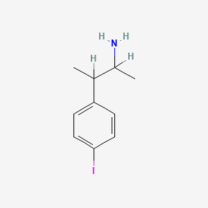 molecular formula C10H14IN B14457721 alpha,beta-Dimethyl-p-iodophenethylamine CAS No. 74051-14-2