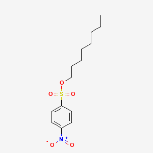 molecular formula C14H21NO5S B14457765 Octyl 4-nitrobenzene-1-sulfonate CAS No. 71841-81-1