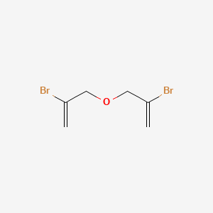 molecular formula C6H8Br2O B14457843 2-Bromo-3-[(2-bromoprop-2-en-1-yl)oxy]prop-1-ene CAS No. 74886-05-8