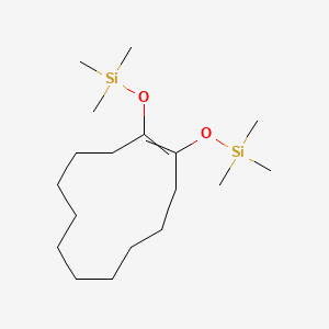 [Cyclododec-1-ene-1,2-diylbis(oxy)]bis(trimethylsilane)