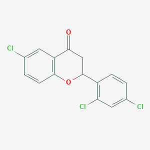 6-Chloro-2-(2,4-dichlorophenyl)chroman-4-one