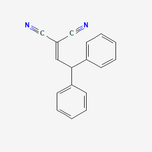 molecular formula C17H12N2 B14457881 Malononitrile, (2,2-diphenylethylidene)- CAS No. 72227-96-4