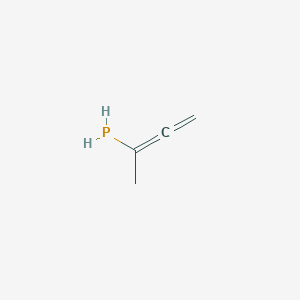B144579 Phosphine, (1-methyl-1,2-propadienyl)- CAS No. 133672-88-5