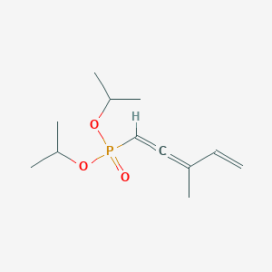 molecular formula C12H21O3P B14457954 Dipropan-2-yl (3-methylpenta-1,2,4-trien-1-yl)phosphonate CAS No. 72508-66-8