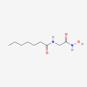 2-Heptanamidoacetohydroxamic acid