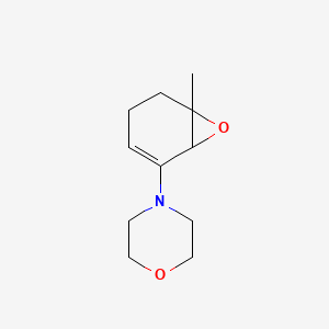 4-(6-Methyl-7-oxabicyclo[4.1.0]hept-2-en-2-yl)morpholine