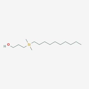 3-[Decyl(dimethyl)silyl]propan-1-ol