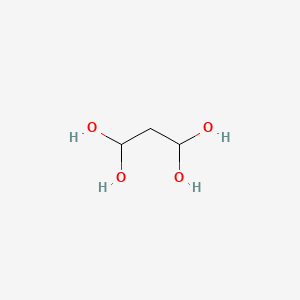 molecular formula C3H8O4 B14458116 1,1,3,3-Propanetetrol CAS No. 75387-95-0