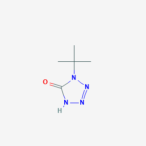 molecular formula C5H10N4O B14458124 1-tert-Butyl-1,2-dihydro-5H-tetrazol-5-one CAS No. 69049-01-0