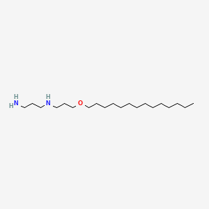 molecular formula C20H44N2O B14458215 N-(3-(Tetradecyloxy)propyl)-1,3-propanediamine CAS No. 68189-44-6