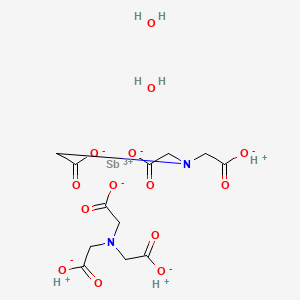 Antimony ammonia triacetic acid