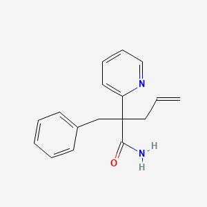 alpha-Allyl-alpha-benzyl-2-pyridineacetamide