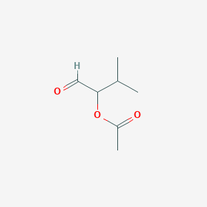 3-Methyl-1-oxobutan-2-yl acetate