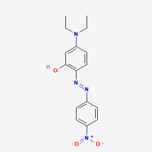 3-(Diethylamino)-6-[2-(4-nitrophenyl)hydrazinylidene]cyclohexa-2,4-dien-1-one