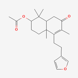 molecular formula C22H30O4 B14458352 Calyenone CAS No. 71641-12-8