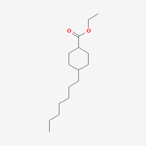 Ethyl 4-heptylcyclohexane-1-carboxylate