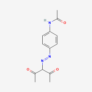 N-{4-[(E)-(2,4-Dioxopentan-3-yl)diazenyl]phenyl}acetamide