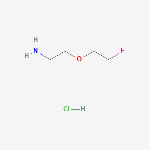 molecular formula C4H11ClFNO B1445841 2-(2-Fluoroethoxy)ethan-1-amine hydrochloride CAS No. 1380170-80-8
