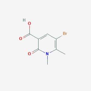 5-Bromo-1,6-dimethyl-2-oxo-1,2-dihydropyridine-3-carboxylic acid