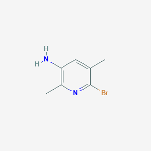 molecular formula C7H9BrN2 B1445852 6-Bromo-2,5-dimethylpyridin-3-amine CAS No. 1171975-51-1