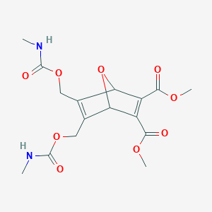 Dimethyl 5,6-bis(methylcarbamoyloxymethyl)-7-oxabicyclo[2.2.1]hepta-2,5-diene-2,3-dicarboxylate