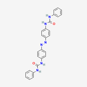 1-Phenyl-3-[4-[[4-(phenylcarbamoylamino)phenyl]diazenyl]phenyl]urea