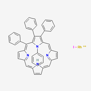 iodorhodium(2+);10,12,13,23-tetraphenyl-21H-porphyrin