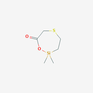 2,2-Dimethyl-1,5,2-oxathiasilepan-7-one