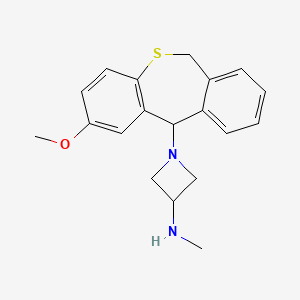 2-Methoxy-11-(3-(methylamino)-1-azetidinyl)dibenzo(b,e)thiepin