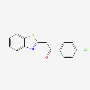 2-(1,3-Benzothiazol-2-yl)-1-(4-chlorophenyl)ethan-1-one