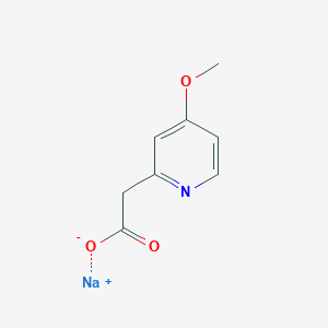 B1445875 Sodium 2-(4-methoxypyridin-2-yl)acetate CAS No. 1803561-74-1