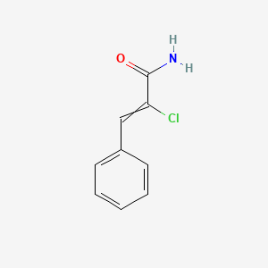 2-Chloro-3-phenylprop-2-enamide