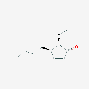 (4R,5S)-4-butyl-5-ethylcyclopent-2-en-1-one