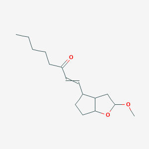 1-(2-Methoxyhexahydro-2H-cyclopenta[b]furan-4-yl)oct-1-en-3-one