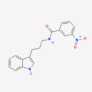 N-[3-(1H-indol-3-yl)propyl]-3-nitrobenzamide